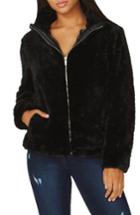 Women's Dorothy Perkins Crop Faux Fur Jacket Us / 8 Uk - Black