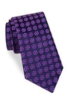 Men's Ted Baker London Fiorellino Silk Tie, Size - Purple