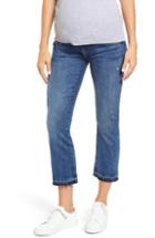 Women's Dl1961 Lara Released Hem Crop Flare Maternity Jeans - Blue