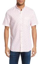 Men's Surfside Supply Gradient Flower Linen Sport Shirt - White