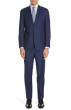 Men's Emporio Armani Trim Fit Stripe Wool Suit
