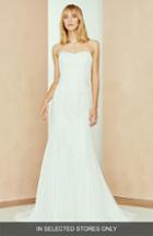 Women's Nouvelle Amsale Noland Strapless Lace Trumpet Gown, Size In Store Only - Ivory