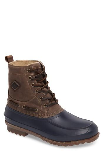 Men's Sperry Decoy Rain Boot .5 M - Brown