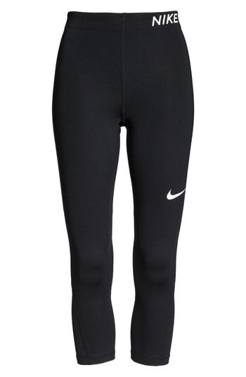 Women's Nike Pro Training Capri Leggings - Black