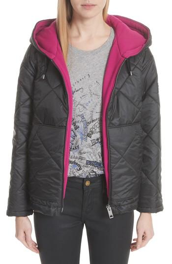 Women's Burberry Tyneham Lined Quilted Jacket - Black