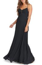 Women's Show Me Your Mumu Godshaw Chiffon Gown - Black