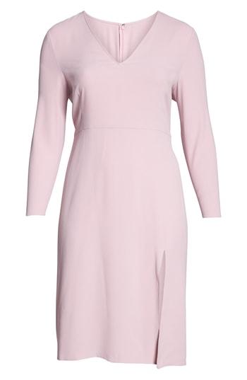 Women's Leith Long Sleeve High Slit Midi Dress - Purple