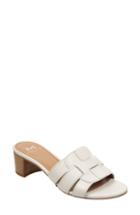 Women's Marc Fisher D Debora Slide Sandal, Size 5 M - White