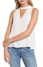 Women's Choker Swing Tank - Ivory