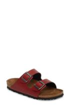 Women's Birkenstock Arizona Birko-flor(tm) Slide Sandal -6.5us / 37eu D - Burgundy