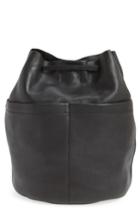 Madewell The Convertible Leather Backpack - Black