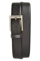 Men's Ted Baker London Parmer Leather Belt - Black