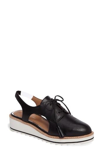 Women's Linea Paolo Mary Platform Oxford M - Black
