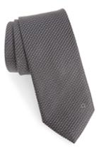 Men's Salvatore Ferragamo Eivissa Silk Tie, Size - Grey