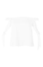 Women's Topshop Bardot Tie Sleeve Top
