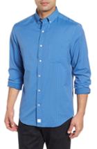 Men's Vineyard Vines Mink Meadow Regular Fit Check Sport Shirt, Size - Blue