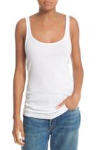 Women's Vince Scoop Neck Tank - White