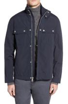 Men's Cole Haan Stand Collar Water Repellent Jacket - Blue