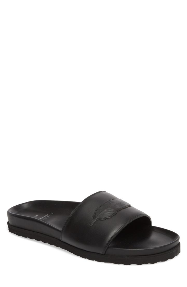 Men's Buscemi Feather Logo Sport Slide Us / 41eu - Black