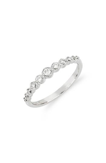 Women's Bony Levy Mila Large Hammered Diamond Stack Ring (nordstrom Exclusive)