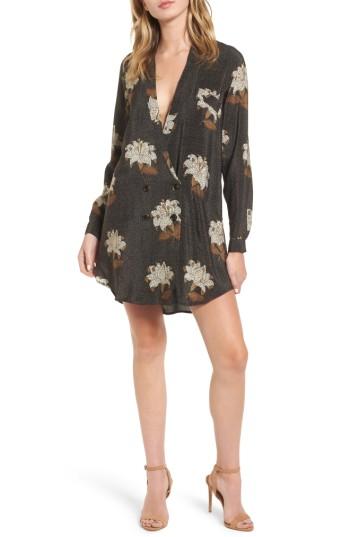 Women's Stone Cold Fox Rex Silk Jacket Dress - Black