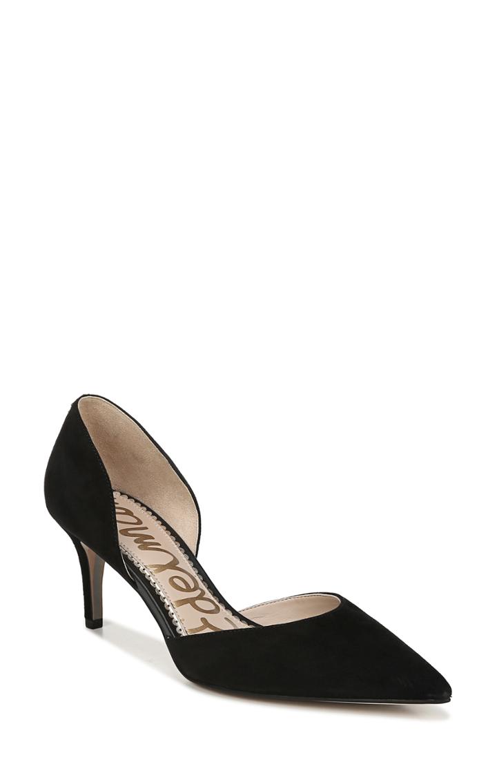 Women's Sam Edelman Jaina Pump .5 M - Black