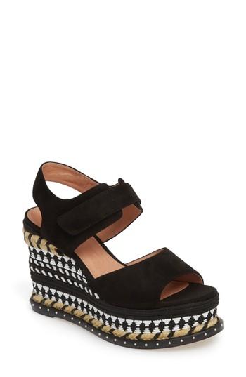 Women's Caslon Braxton Platform Wedge Sandal M - Black