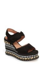 Women's Caslon Braxton Platform Wedge Sandal M - Black
