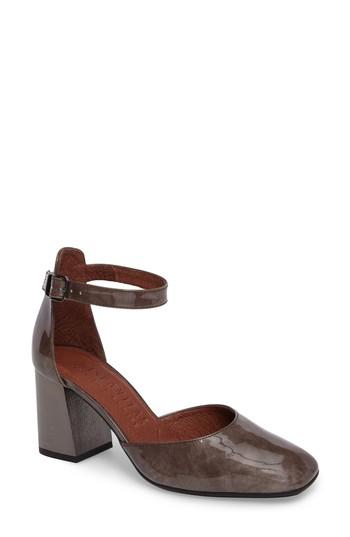 Women's Hispanitas Paulette Flared Heel Pump .5us / 37eu - Grey