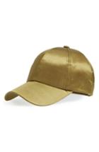 Women's Bp. Satin Baseball Cap - Green