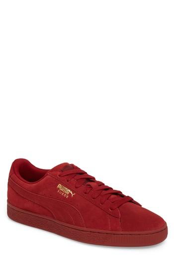 Men's Puma Suede Classic Tonal Sneaker M - Red