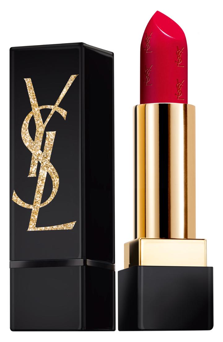 Yves Saint Laurent Rouge Pur Couture Gold Attraction Collection Lipstick - 001 Le Rouge