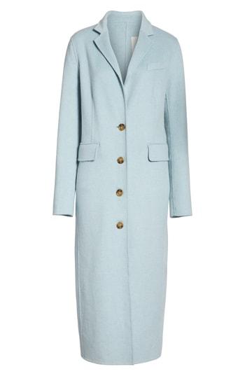 Women's Elizabeth And James Russell Wool Blend Coat - Blue