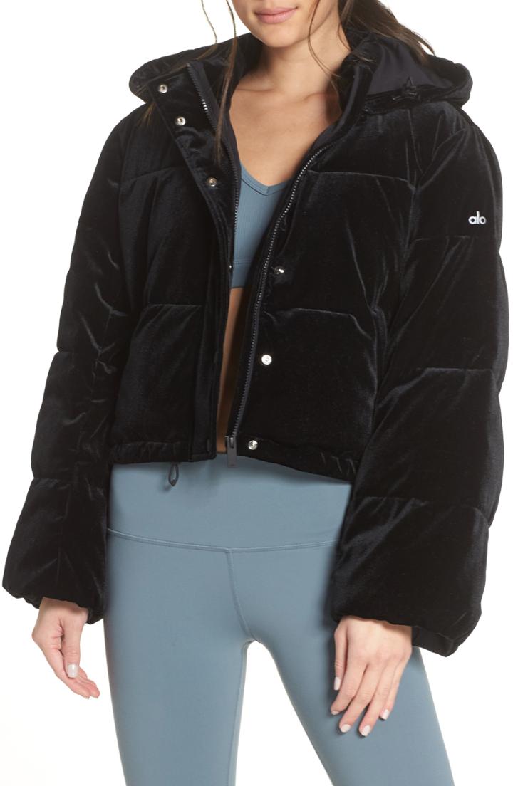 Women's Alo Velvet Puffer Jacket