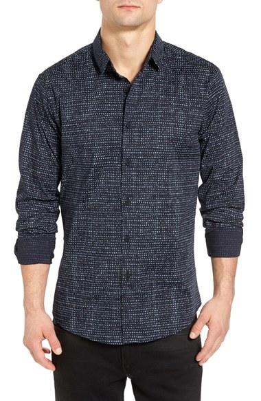 Men's 7 Diamonds Rear View Slim Fit Woven Shirt
