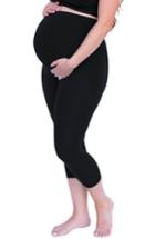 Women's Belly Bandit Bump Support(tm) Capri Leggings - Black