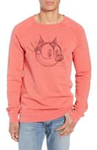 Men's Scotch & Soda Amsterdams Blauw Felix The Cat Graphic Sweatshirt - Red