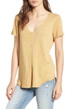 Women's Project Social T V-neck Tee - Beige