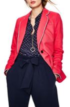 Women's Boden Tipped Cotton Blazer