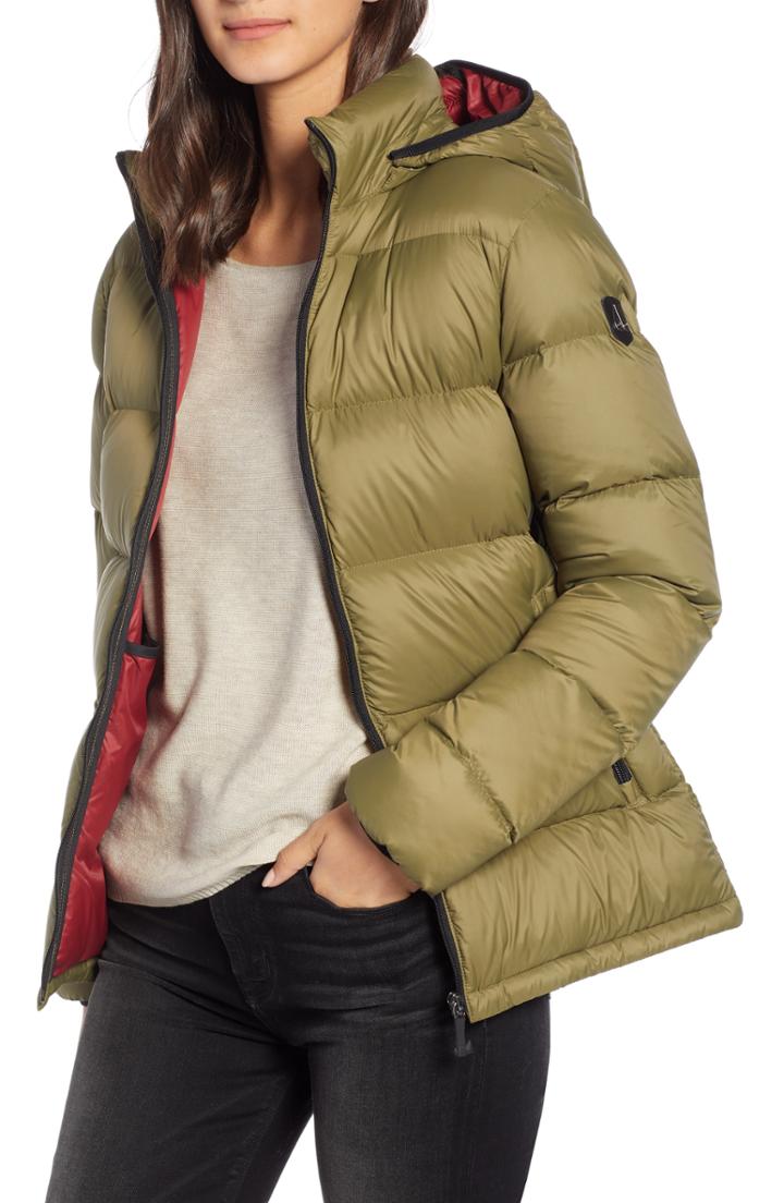 Women's Bp. Stripe Faux Shearling Jacket, Size - Ivory