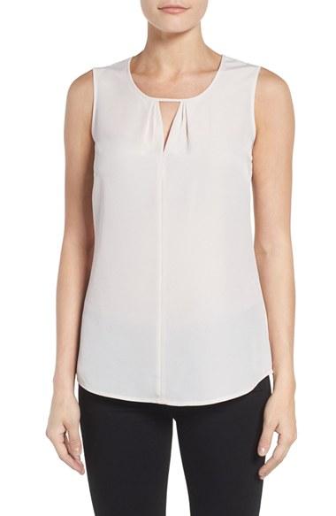 Women's Nic+zoe Keyhole Top - Pink