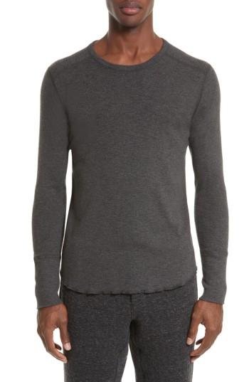 Men's Wings + Horns Slub Crewneck Sweater - Grey