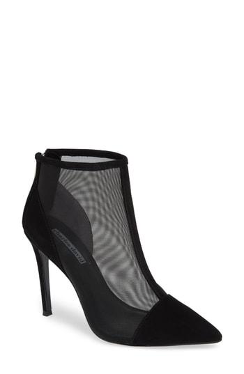 Women's Charles David Cashmere Mesh Bootie M - Black