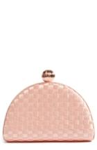 Ted Baker London Woven Dome Clutch - Pink