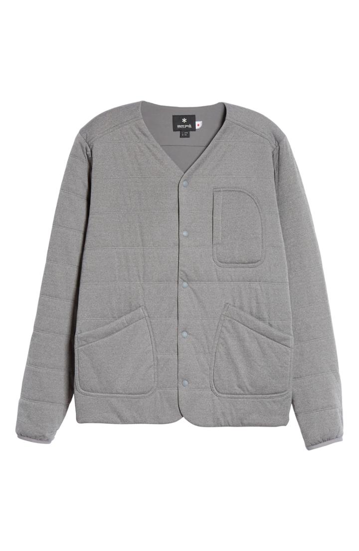 Men's Snow Peak Flexible Insulated Men's Cardigan - Grey