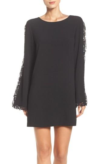 Women's Felicity & Coco Bell Sleeve Shift Dress - Black