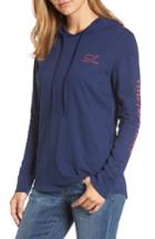 Women's Vineyard Vines Long Sleeve Slub Whale Hoodie