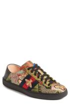 Men's Gucci New Ace Baroque Convertible Back Sneaker