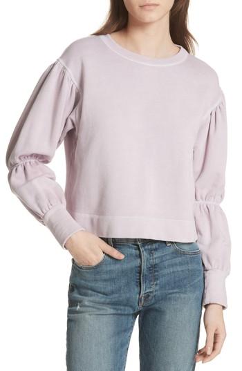 Women's La Vie Rebecca Taylor French Terry Pullover - Purple