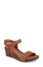 Women's Teva Ysidro Stitch Wedge Sandal M - Brown